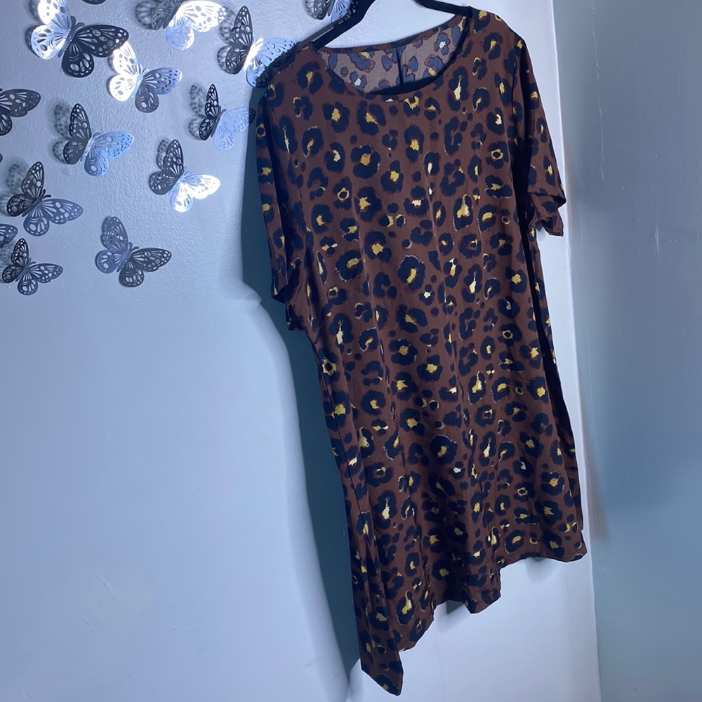 Plus SHEIN Curve Animal Print Dress